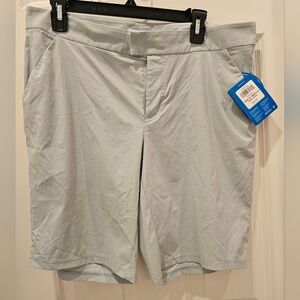 Columbia Silver Gray Shorts with Belt